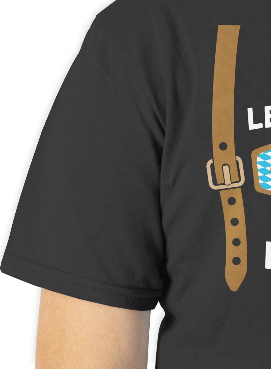 Shirtracer Meine Lederhose ist in der Wäsche Brezeln Shirts & Mehr Shirtracer Saisonschlussverkauf