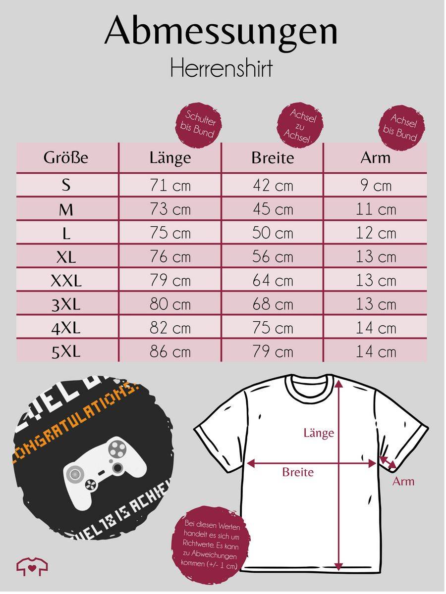 Shirtracer Achtzehn Gamer Level: Tshirt Turnbeutel Shirtracer Black Friday