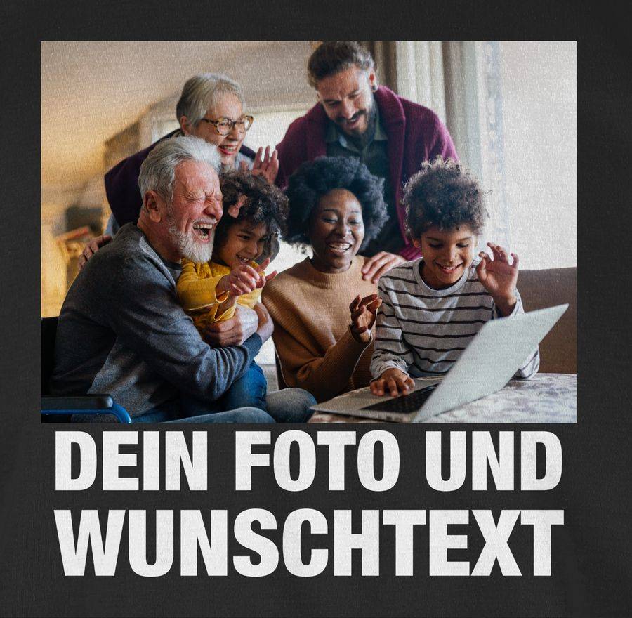 Shirtracer Mit Bild eigenem Foto Name Text Wunschtext: Tshirt Rucksack Shirtracer Cyber Monday