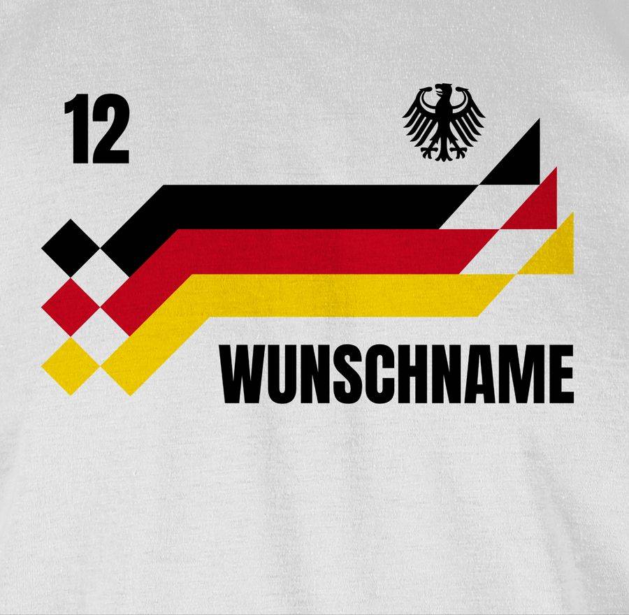 Shirtracer Deutschland Trikot mit Name und Nummer Germany: Tshirt Rucksack Shirtracer Osterangebot