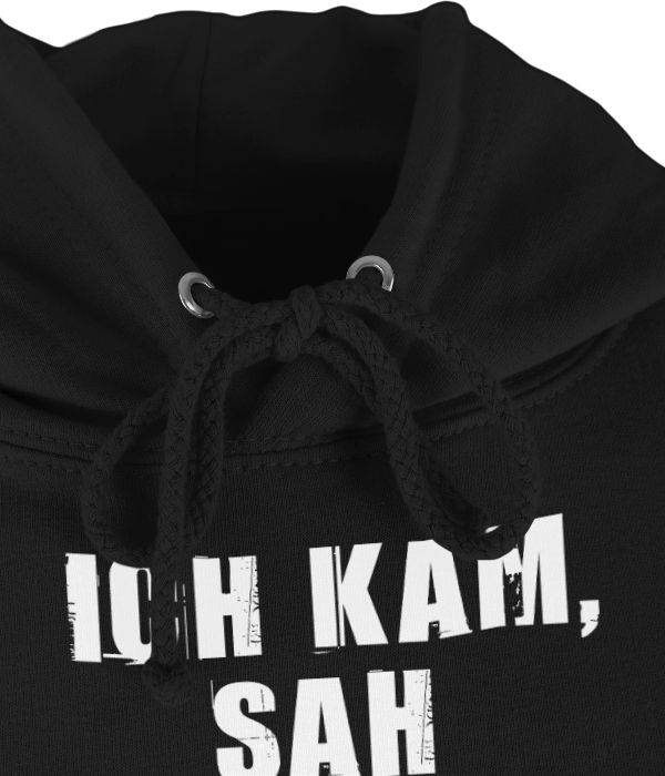 Shirtracer Ich kam sah und hatte direkt keinen Bock mehr - Grunge Optik weiß Shirts & Meh Shirtracer Lagerräumung