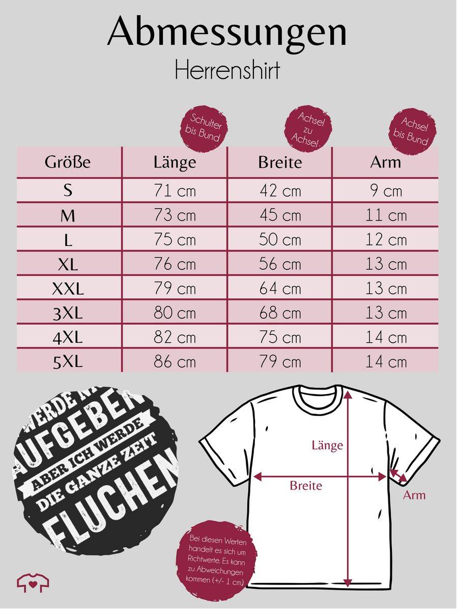 Shirtracer Ich werde nicht aufgeben, aber ich werde die ganze Zeit fluchen Shirts & Mehr Shirtracer Zeitlich begrenztes Angebot