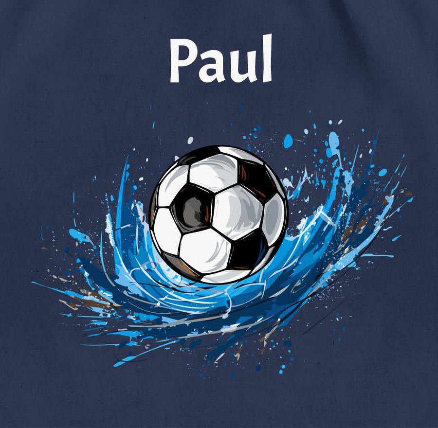 Shirtracer Fußball Fußballfan Fußballbegeistertes Fußballliebender Junge mit Name Shirts Shirtracer Bestseller