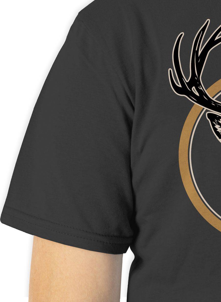 Shirtracer Cooler Hirsch Hirschgeweih Jäger Shirts & Mehr Shirtracer Super Sparpreis