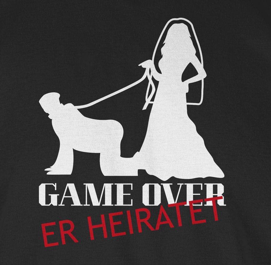 Shirtracer Game over - weiß Shirts & Mehr Shirtracer Wochenangebot