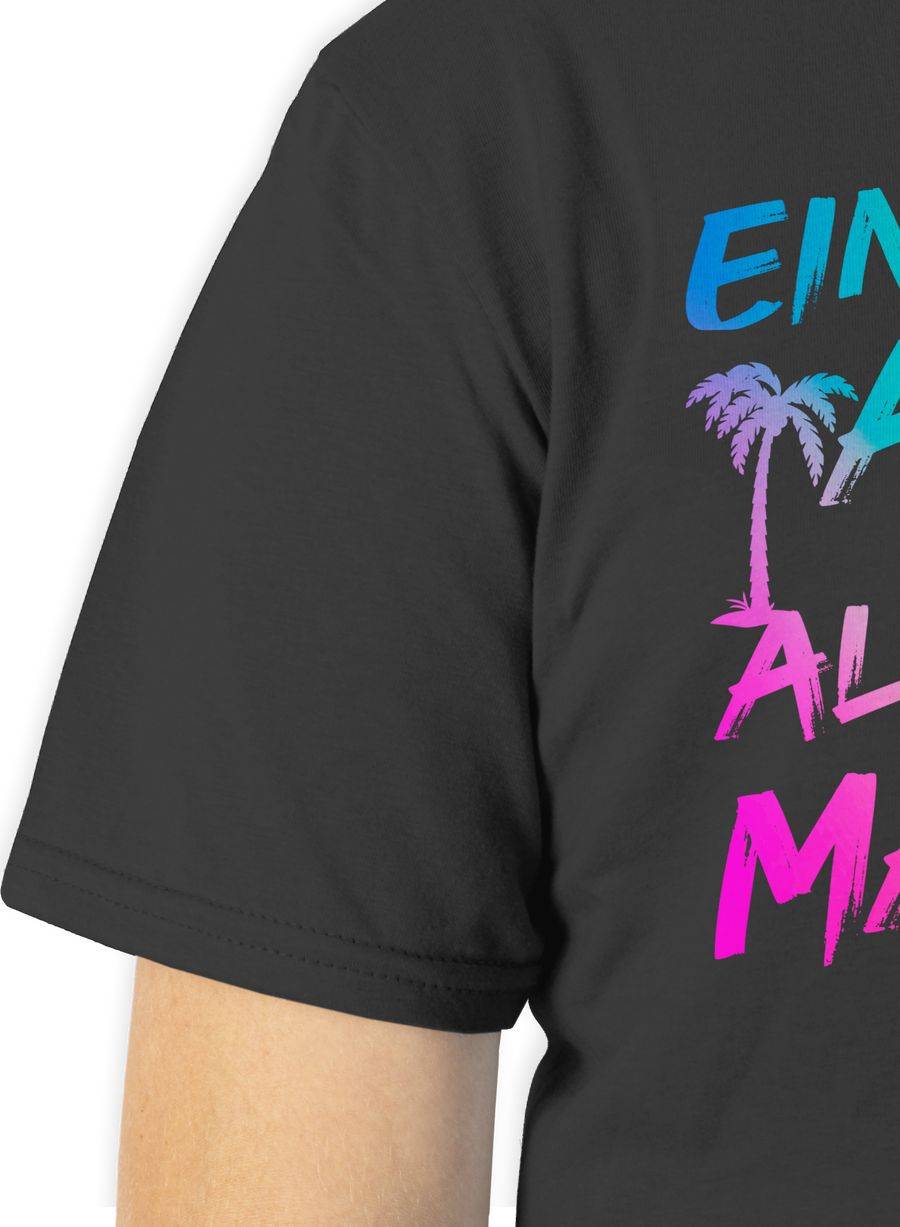 Shirtracer Malle für Alle - Einer für alle Alle für Malle: Tshirt Turnbeutel Shirtracer Kostenlose Rückgabe