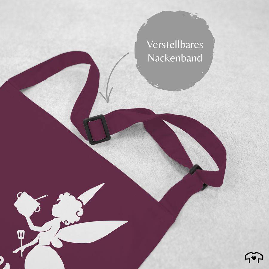 Shirtracer Küchenfee mit Name: Tshirt Turnbeutel Shirtracer Fabrikladen