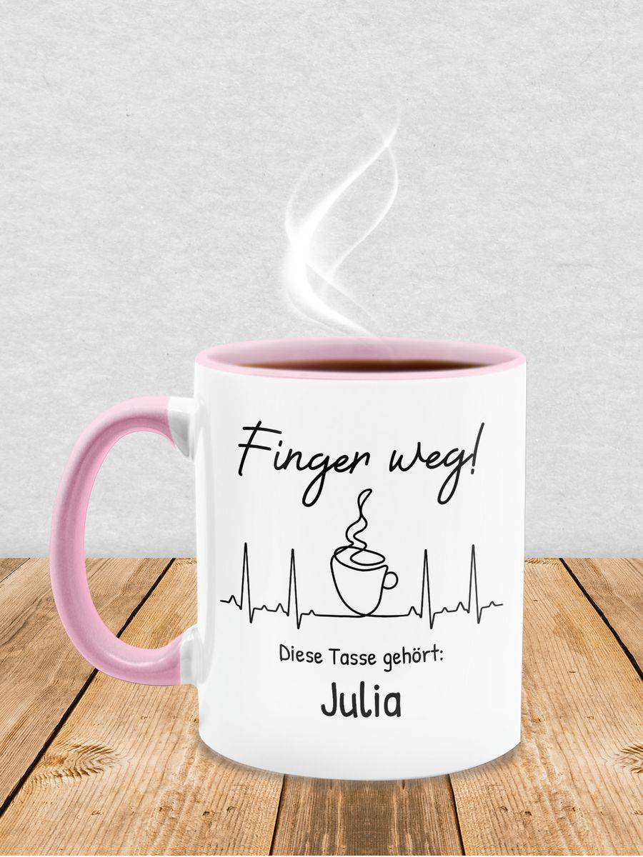 Shirtracer Finger weg diese Tasse gehört Shirts & Mehr Shirtracer Im Verkauf