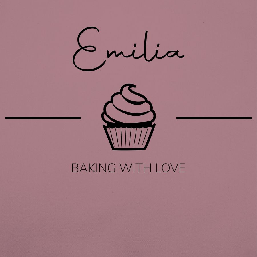 Shirtracer Baking with Love mit Namen: T-Shirt Rucksack Shirtracer Flash Sale