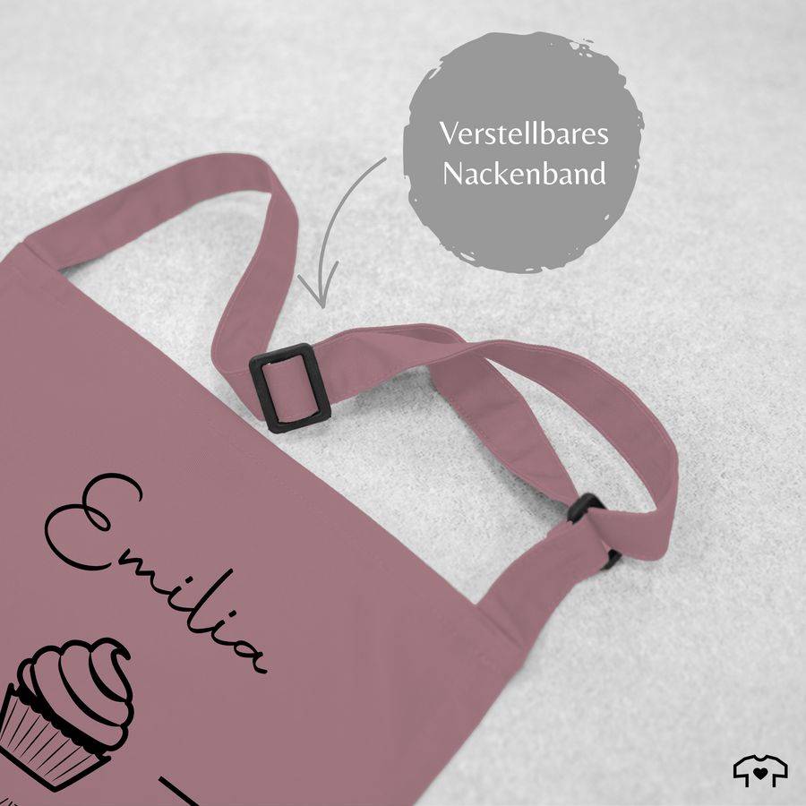 Shirtracer Baking with Love mit Namen: T-Shirt Rucksack Shirtracer Flash Sale