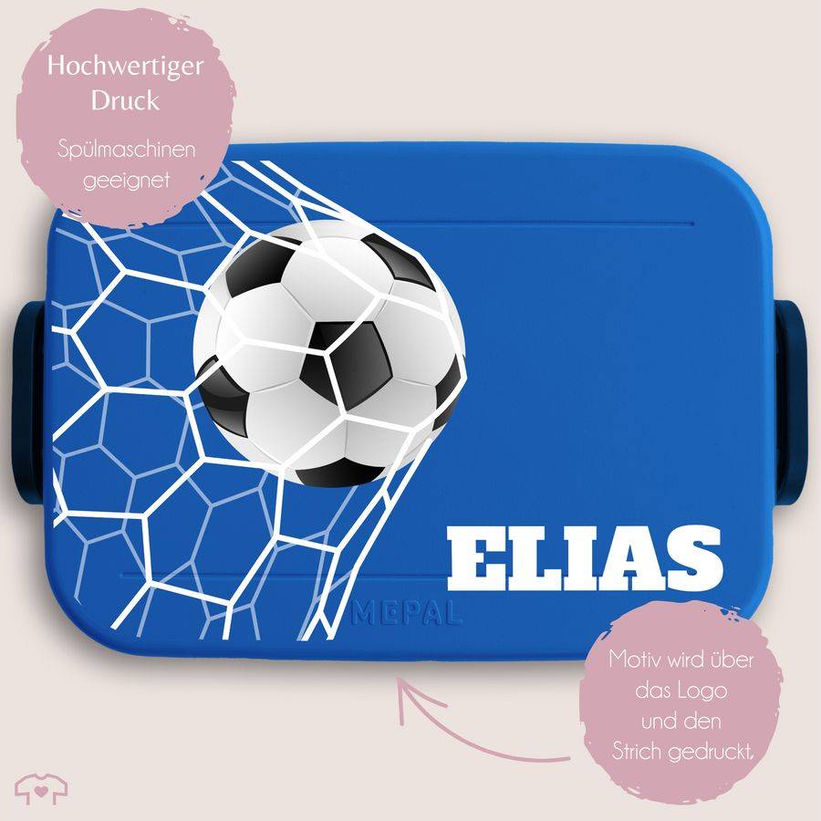 Shirtracer Fußball Brotdose Personalisiert Kleine Geschenke für Fußballfans Fußballgesc Shirtracer Saisonschlussverkauf