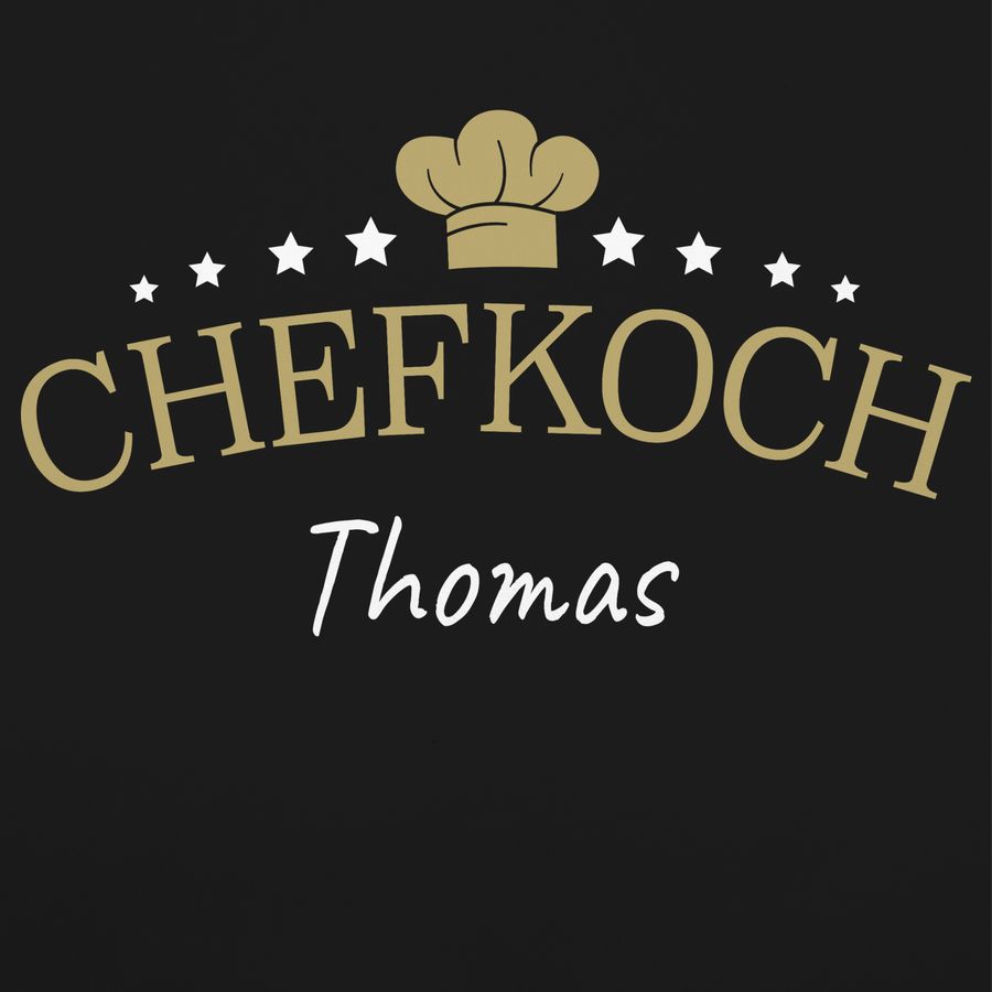 Shirtracer Chefkoch mit Name Geschenk für Koch: T-Shirt Gym Bag Shirtracer Osterangebot