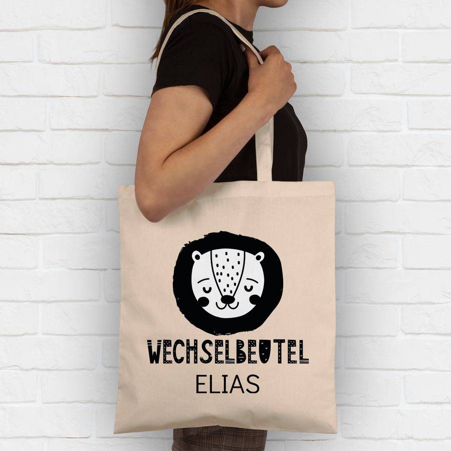 Shirtracer Wechselbeutel Löwe: T-Shirt Rucksack Shirtracer Vatertagsangebot