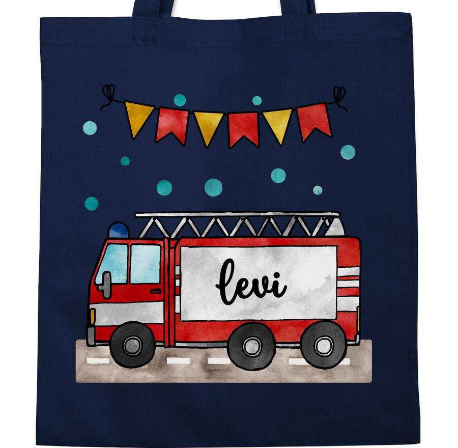 Shirtracer Feuerwehrauto - Geschenk: Tshirt Turnbeutel Shirtracer Valentinstagsangebot