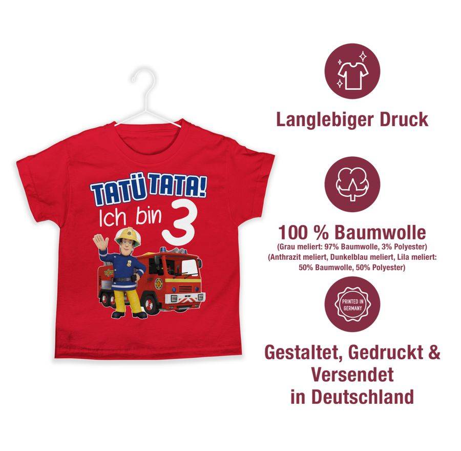 Shirtracer Tatü Tata! Ich bin 3 - blau Shirts & Mehr Shirtracer Zeitlich begrenztes Angebot