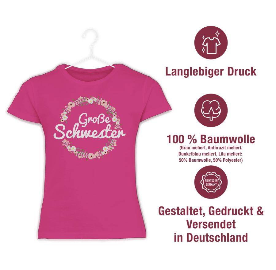Shirtracer Große Schwester I Geschenk Shirts & Mehr Shirtracer Blitzangebot