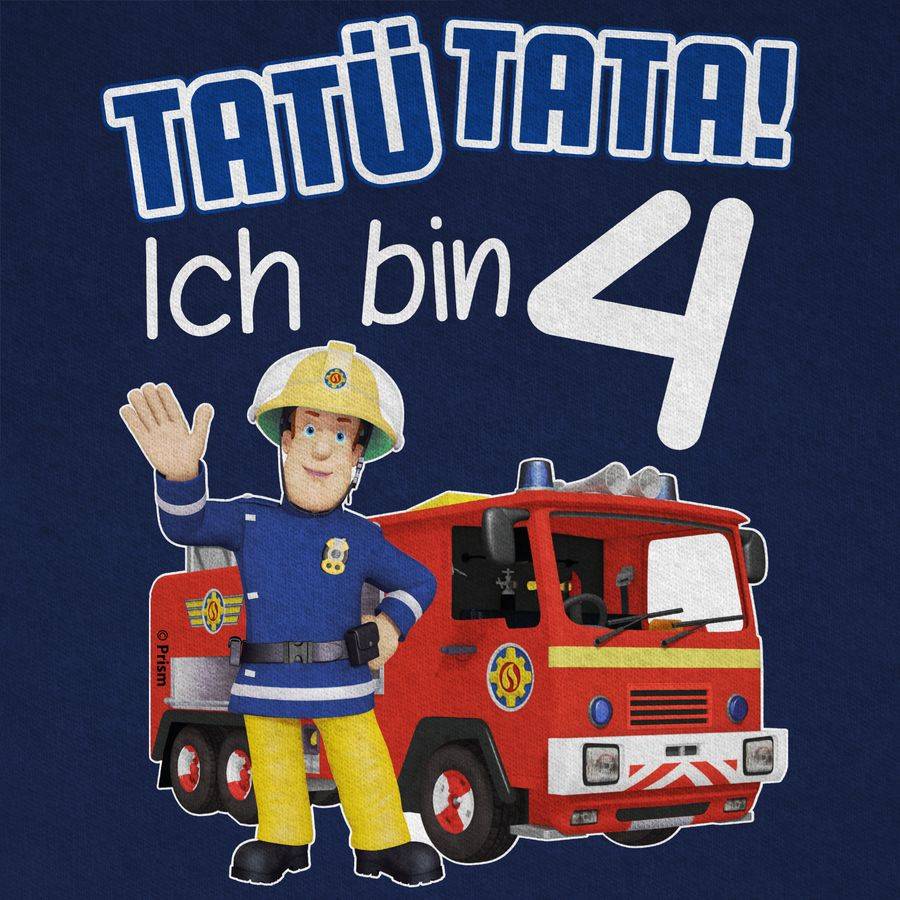 Shirtracer Tatü Tata! Ich bin 4 - blau: Tshirt Gym Bag Shirtracer Tägliche Deals