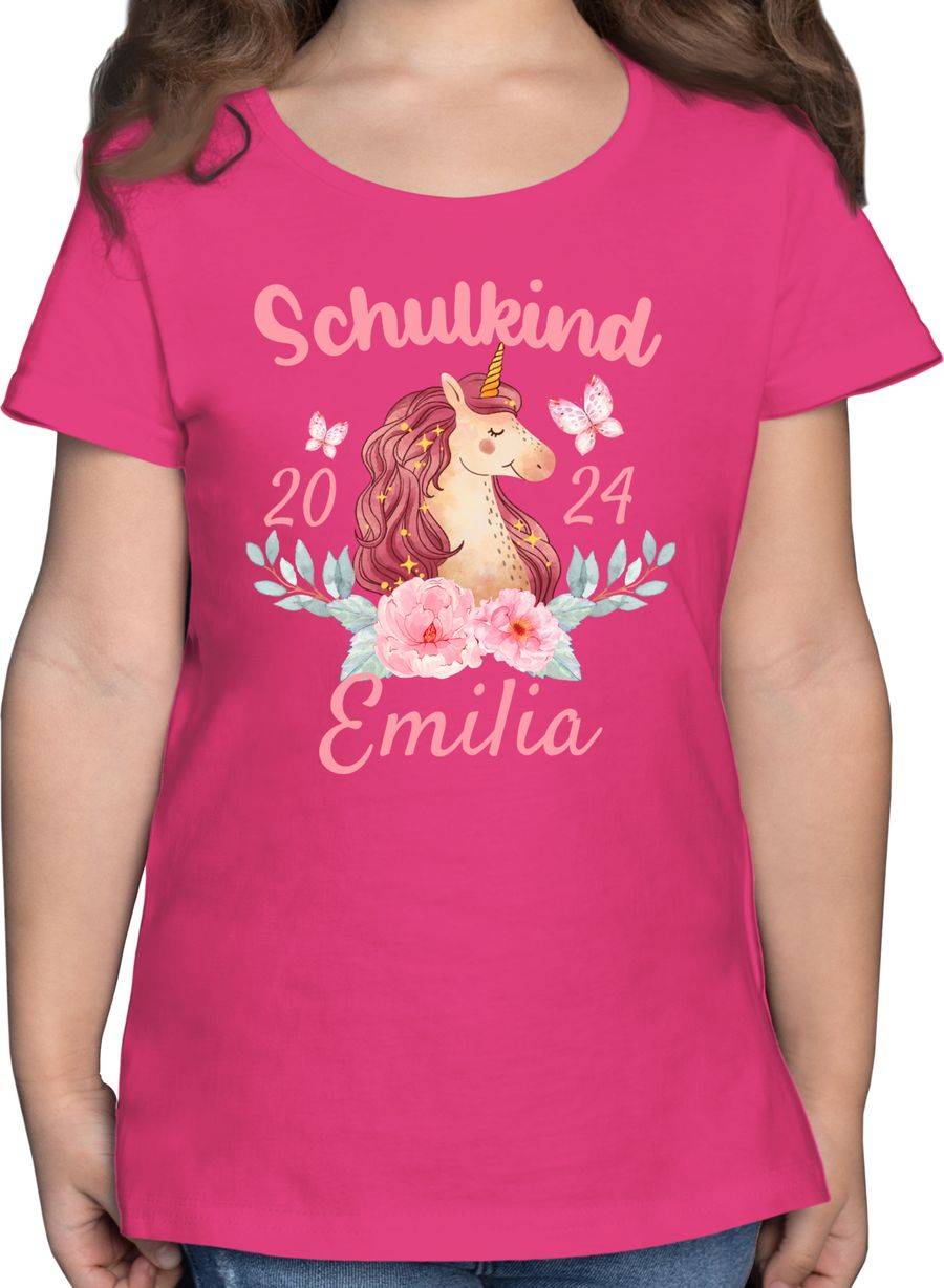 Shirtracer Schulkind Einhorn 2024 Shirts & Mehr Shirtracer Super Sparpreis