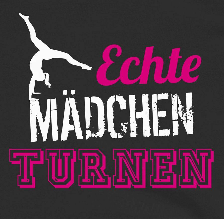 Shirtracer Echte Mädchen turnen: T-Shirt Rucksack Shirtracer Vierteljährliche Förderung