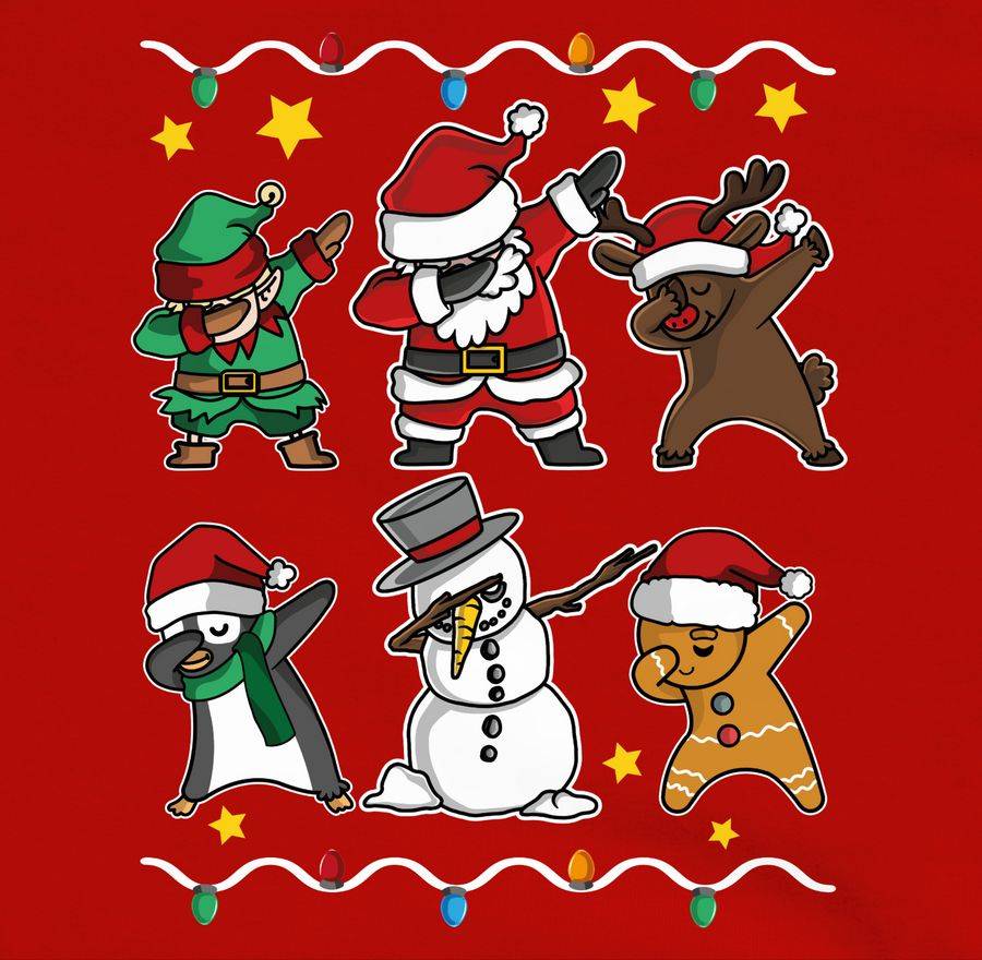 Shirtracer Dabbing Weihnachtsfiguren - weiß Shirts & Mehr Shirtracer Kostenloser Versand international