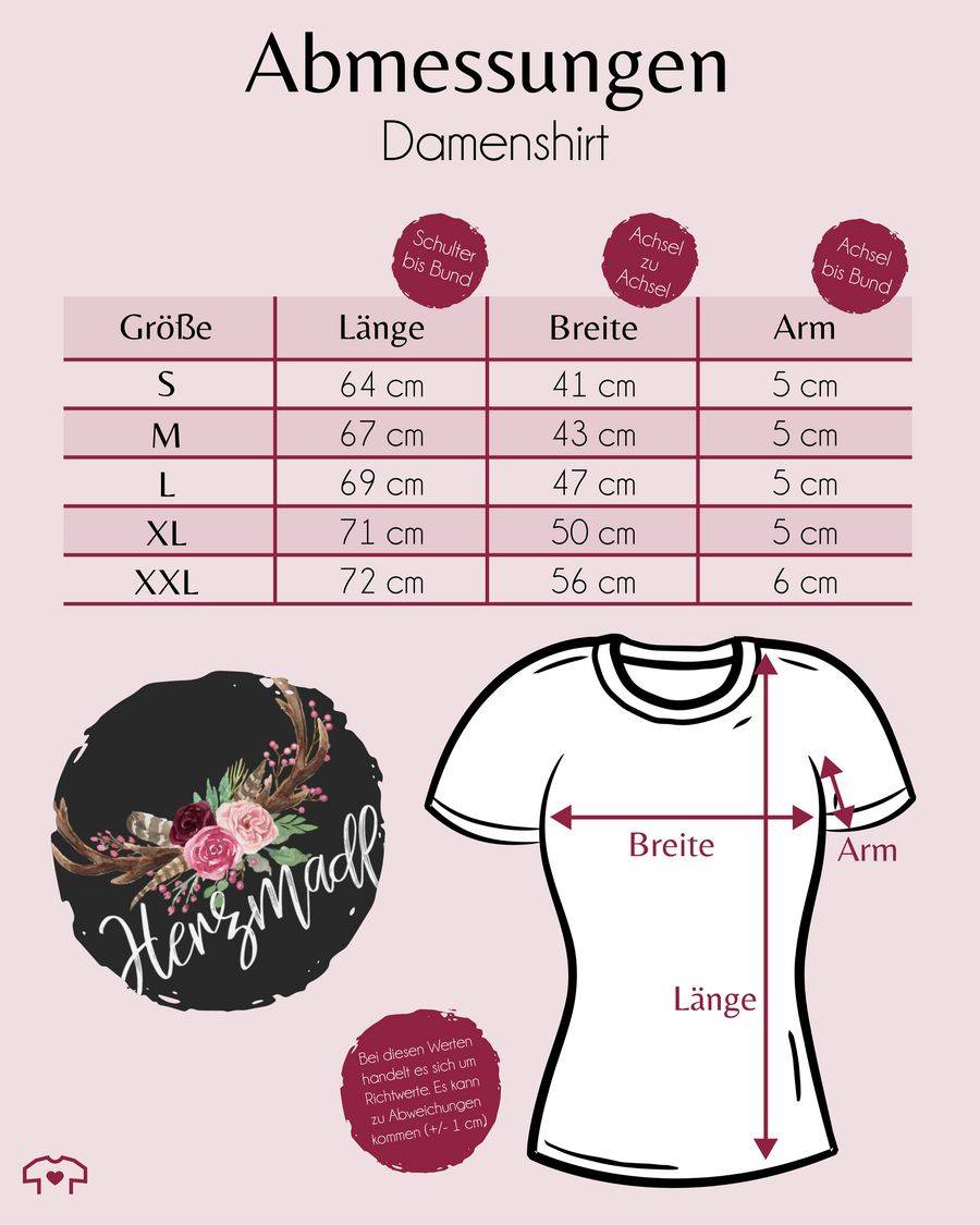 Shirtracer Herzmadl Geweih - weißer Schriftzug: Tshirt Gym Bag Shirtracer Im Verkauf