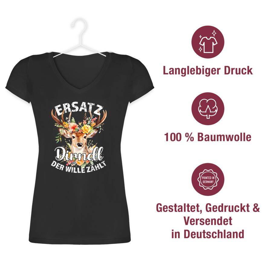 Shirtracer Mein Dirndl ist in der Wäsche - Dirndl Ersatz - Mei Dirndl is in da Wäsch Shir Shirtracer Verkauf