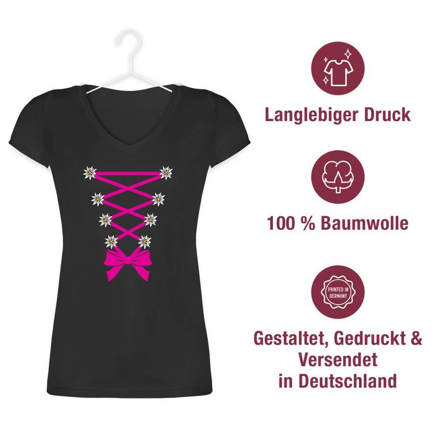 Shirtracer Dirndl mit Edelweiß Shirts & Mehr Shirtracer im Angebot