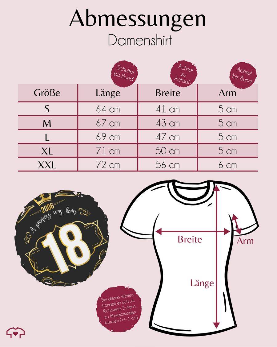 Shirtracer Achtzehnter Prinzessin Mädchen 2006 Shirts & Mehr Shirtracer Meist gekauft