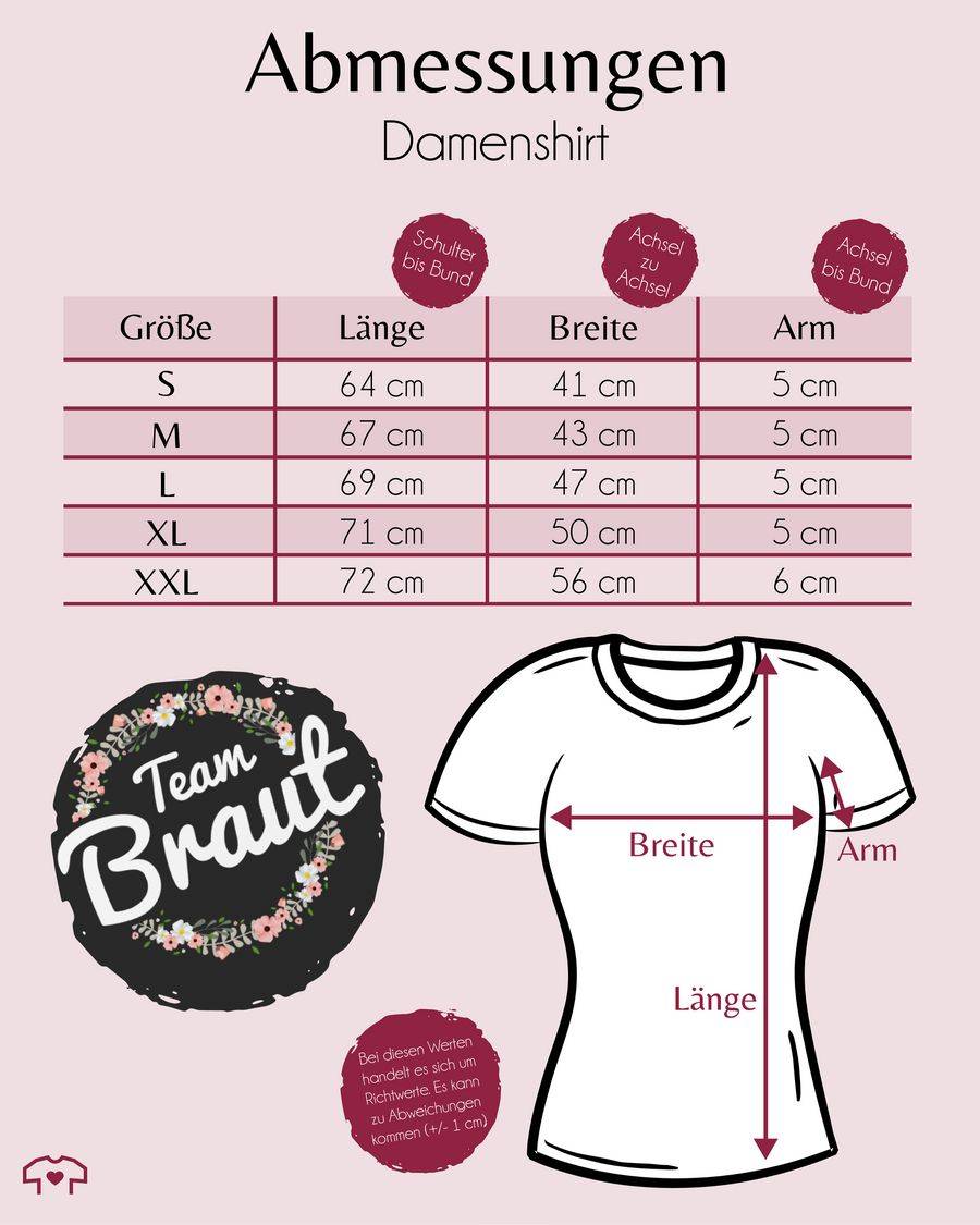 Shirtracer Team Braut Blumenkranz Shirts & Mehr Shirtracer Fabrikpreis