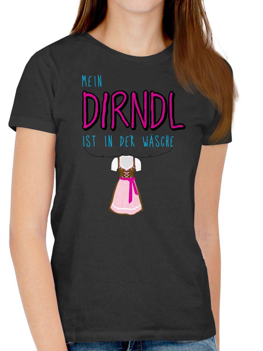 Shirtracer Mein Dirndl ist in der Wäsche Shirts & Mehr Shirtracer Sonderangebot