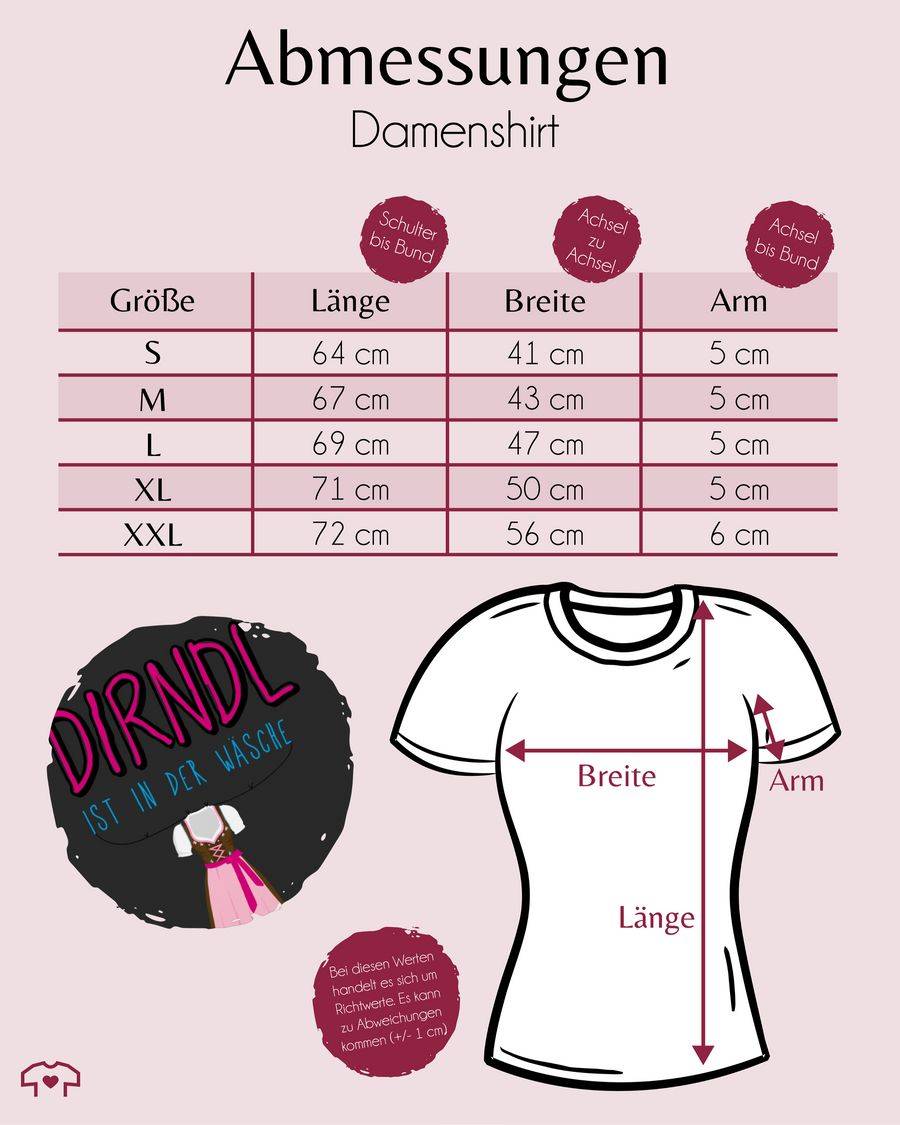 Shirtracer Mein Dirndl ist in der Wäsche Shirts & Mehr Shirtracer Sonderangebot