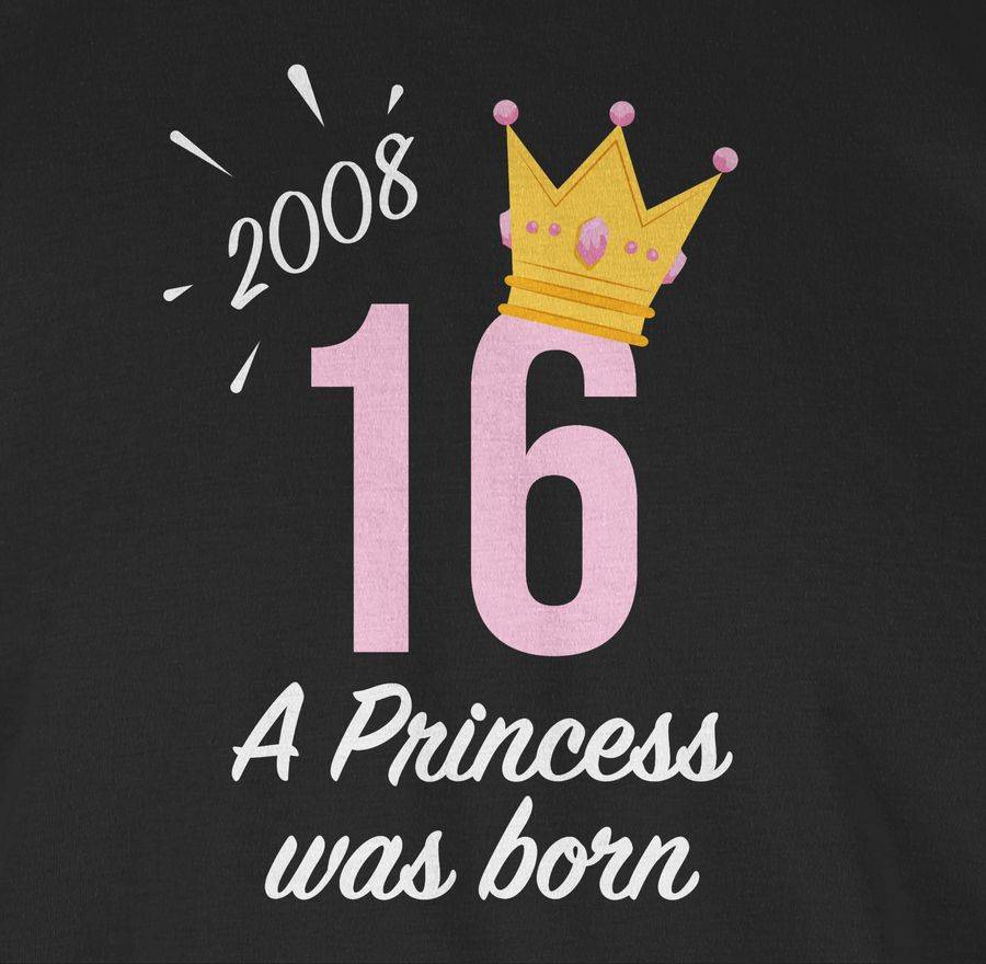 Shirtracer Sechzehnter Mädchen Princess 2008: Tshirt Turnbeutel Shirtracer Großer Ausverkauf