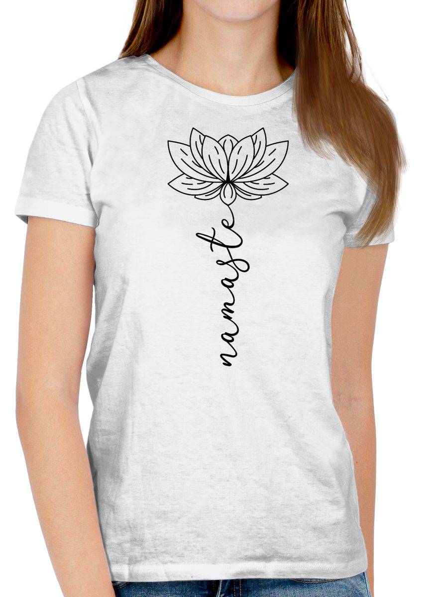 Shirtracer Namaste Lotusblüte: Tshirt Rucksack Shirtracer Saisonschlussverkauf