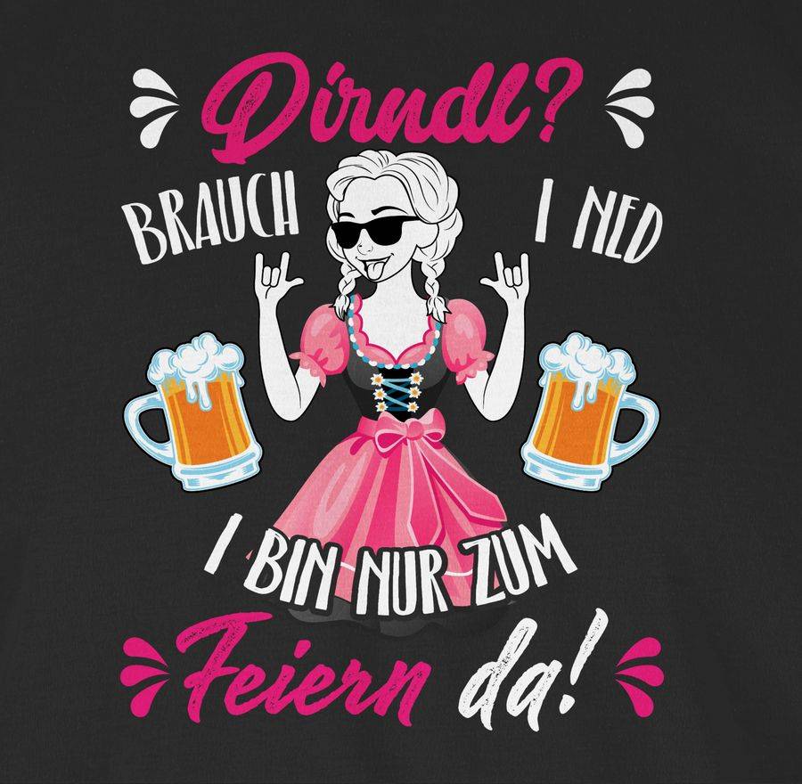 Shirtracer Dirndl Ersatz Dirndl Spruch Shirts & Mehr Shirtracer Weihnachtsangebot