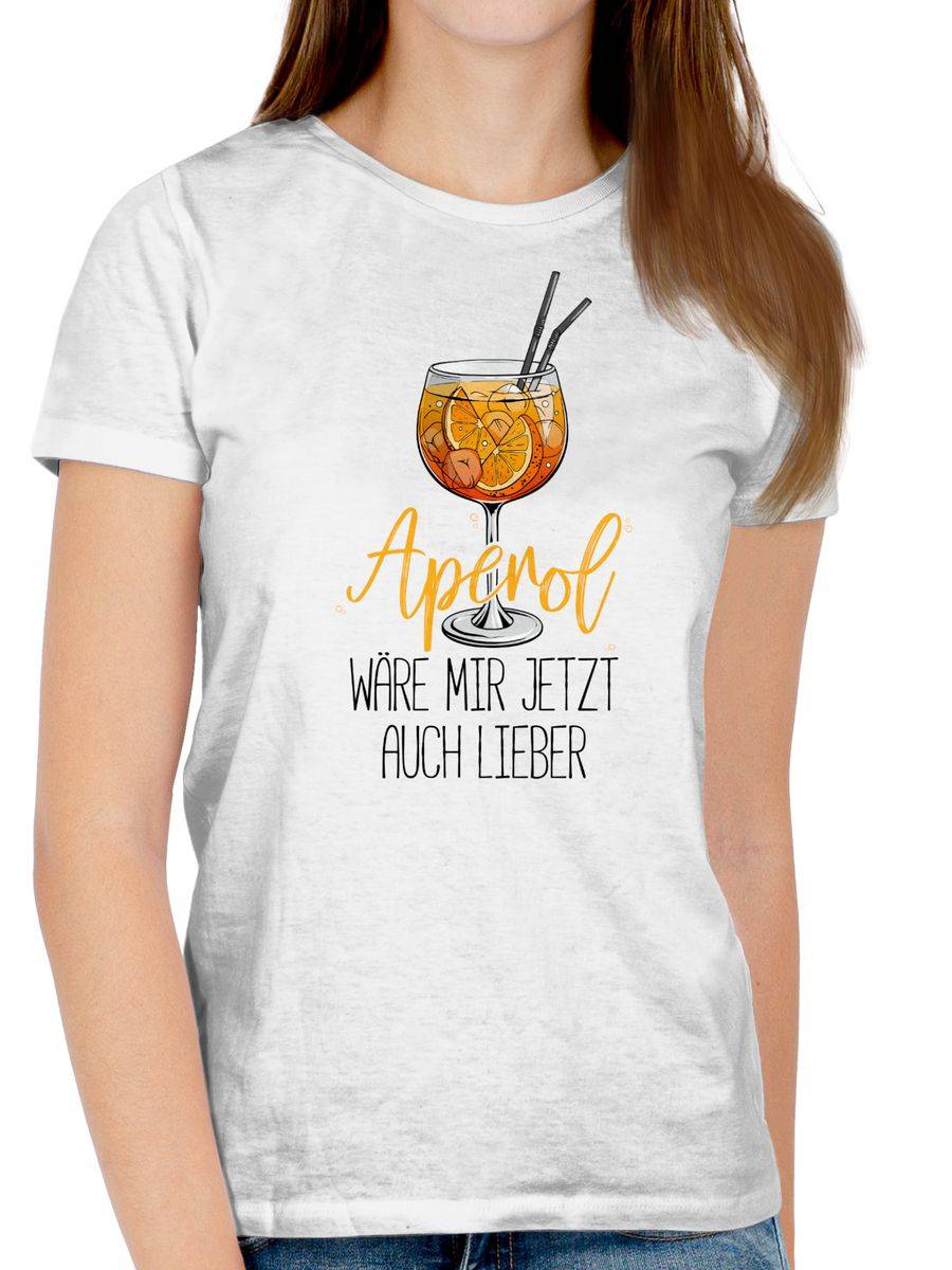 Shirtracer Aperol wäre mir jetzt auch lieber - Lustige Geschenke Aperol Shirts & Mehr Shirtracer Valentinstagsangebot