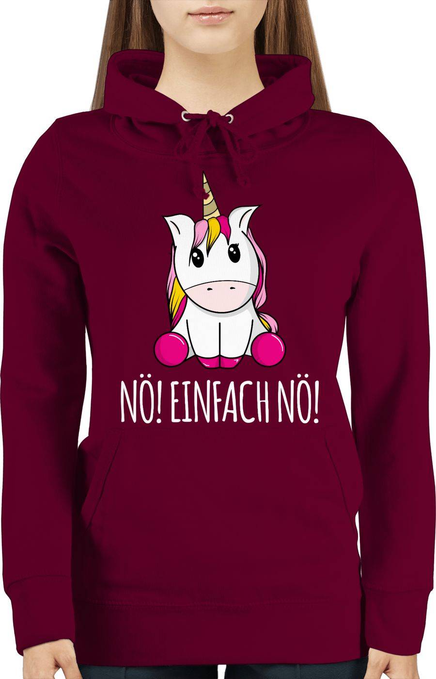 Shirtracer Nö! Einfach Nö! Einhorn weiß Shirts & Mehr Shirtracer Lagerräumung