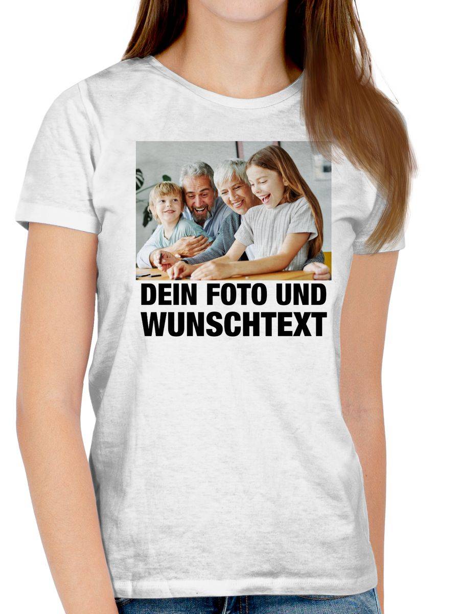 Shirtracer Mit Foto eigenem Bild Text Name Wunschtext Shirts & Mehr Shirtracer Neuheiten