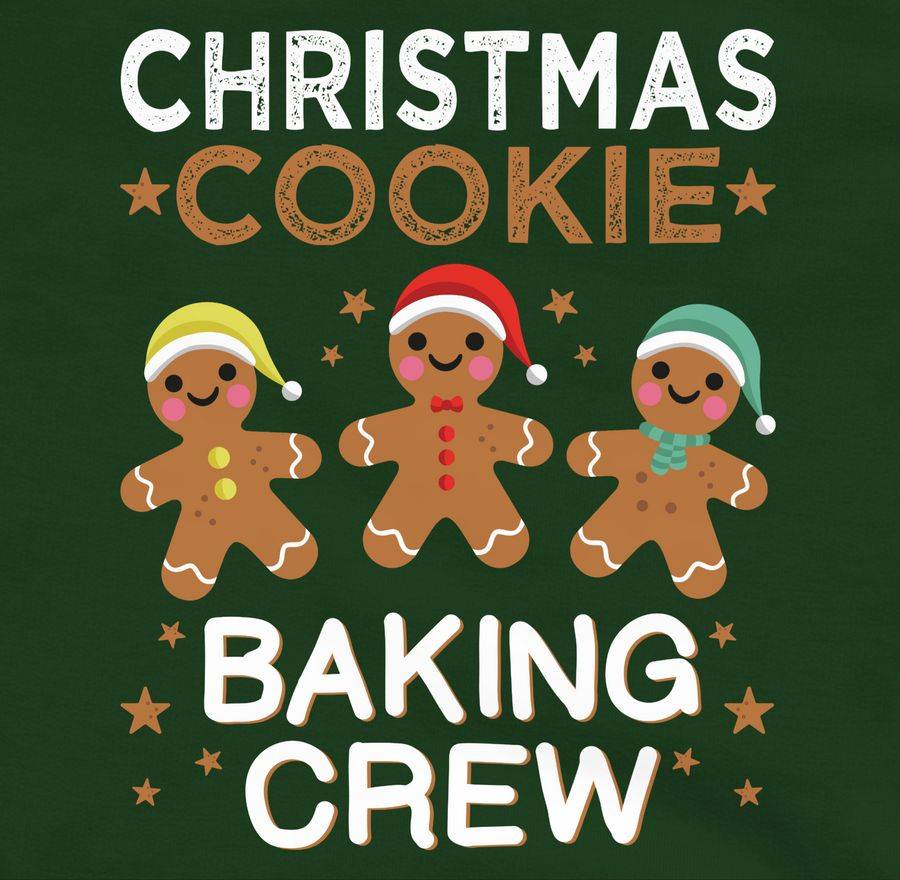 Shirtracer Christmas Cookie Baking Crew Lebkuchenmännchen: Tshirt Gym Bag Shirtracer Riesige Ersparnisse
