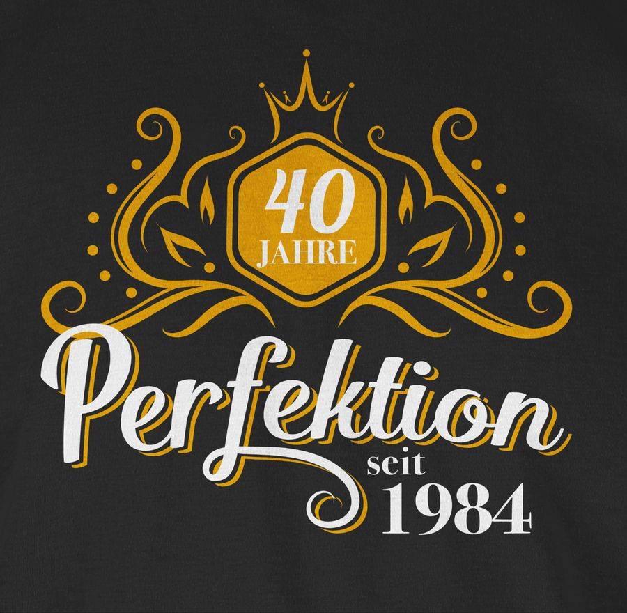 Shirtracer Vierzig Jahre Perfektion 1984 Shirts & Mehr Shirtracer Super Sparpreis