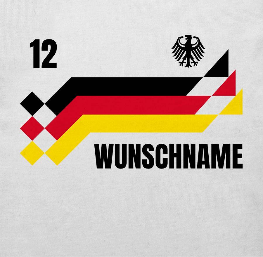 Shirtracer Deutschland Trikot mit Name und Nummer Germany: Tshirt Rucksack Shirtracer Letzter Tag