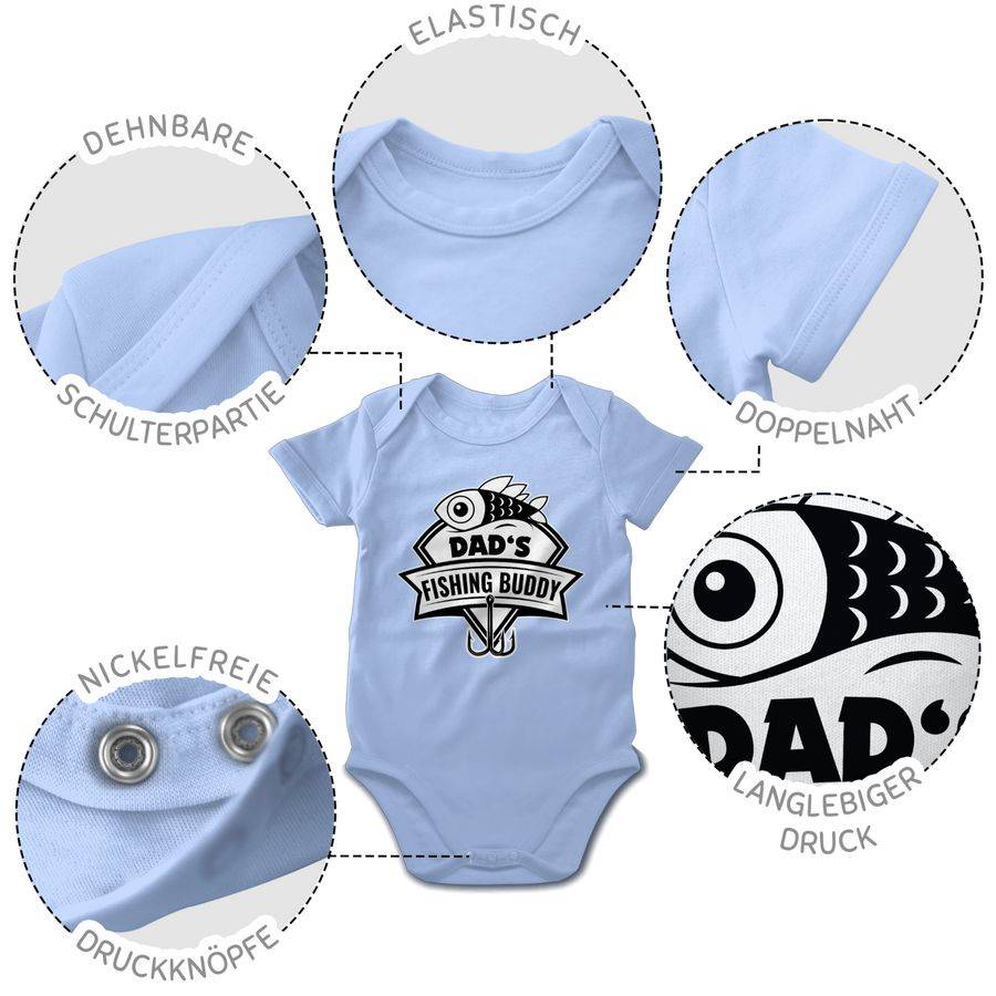 Shirtracer Dad's fishing Buddy Shirts & Mehr Shirtracer Bis zu 65% Rabatt
