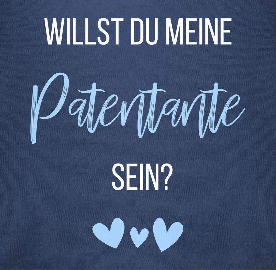 Shirtracer Willst du meine Patentante sein? Babyblau: Tshirt Turnbeutel Shirtracer Discount Store für neue Produkte
