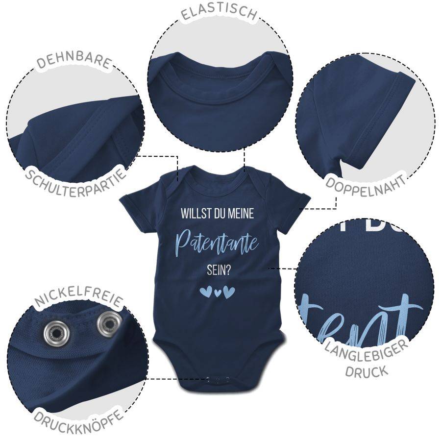 Shirtracer Willst du meine Patentante sein? Babyblau: Tshirt Turnbeutel Shirtracer Discount Store für neue Produkte