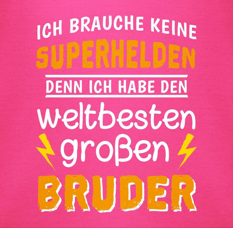 Shirtracer Ich habe den weltbesten großen Bruder: Tshirt Turnbeutel Shirtracer Fabrikladen