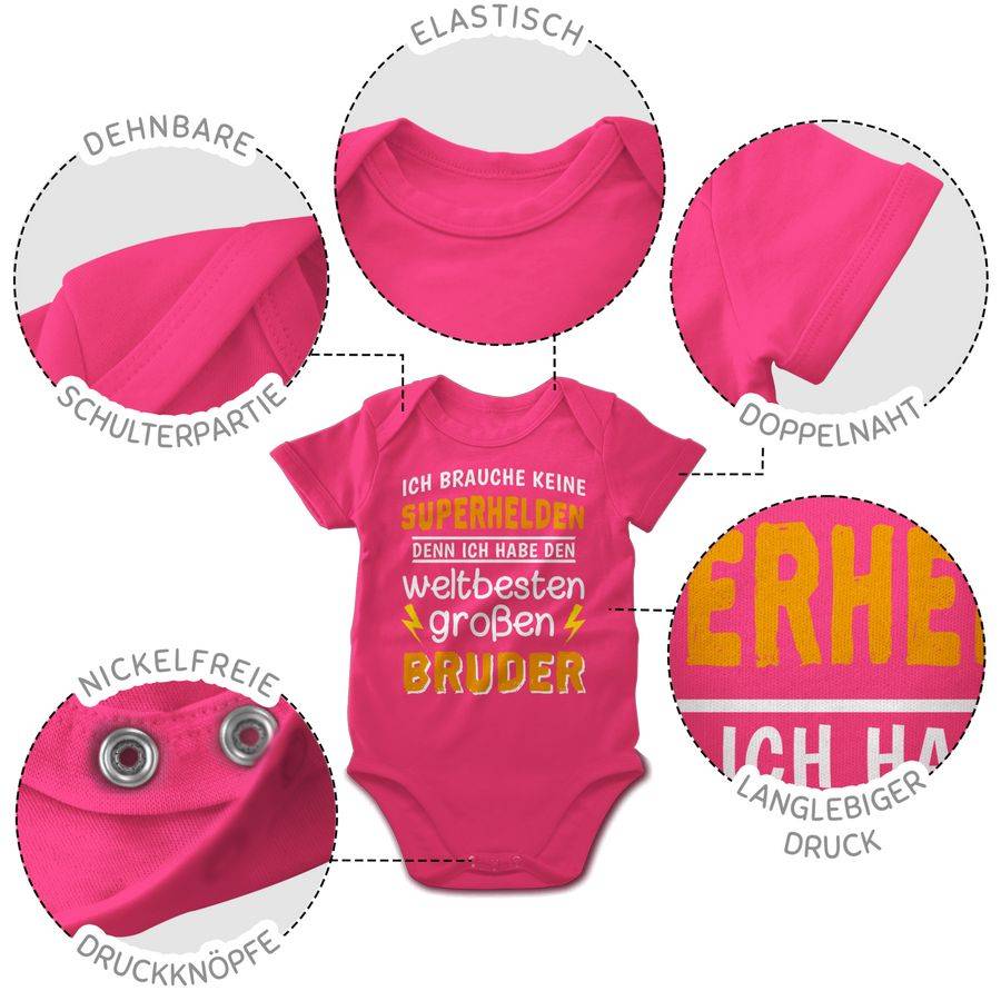 Shirtracer Ich habe den weltbesten großen Bruder: Tshirt Turnbeutel Shirtracer Fabrikladen