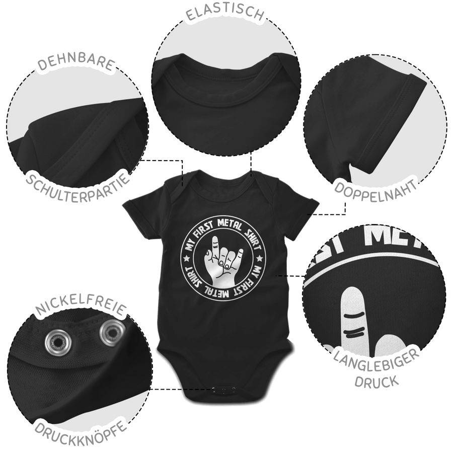 Shirtracer My first Metal Shirt Shirts & Mehr Shirtracer Speichern exportieren
