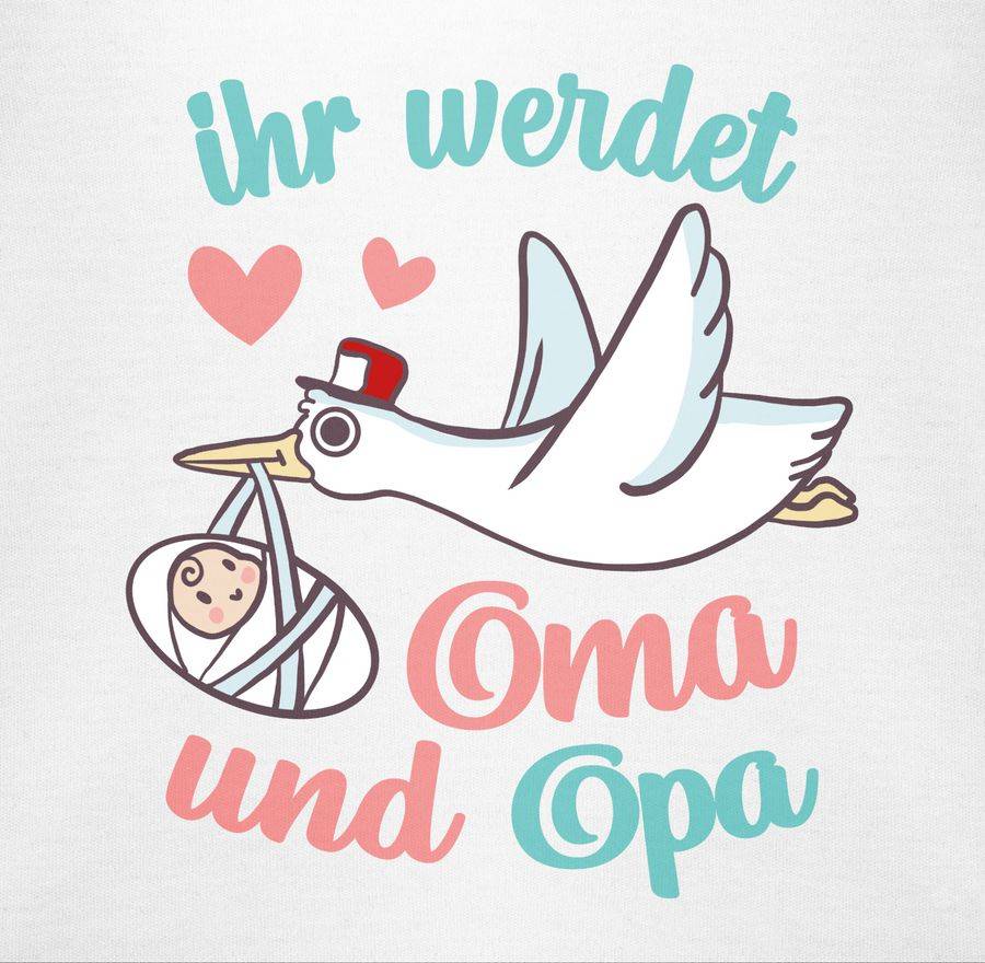 Shirtracer Ihr werdet Oma und Opa - Storch Shirts & Mehr Shirtracer Online