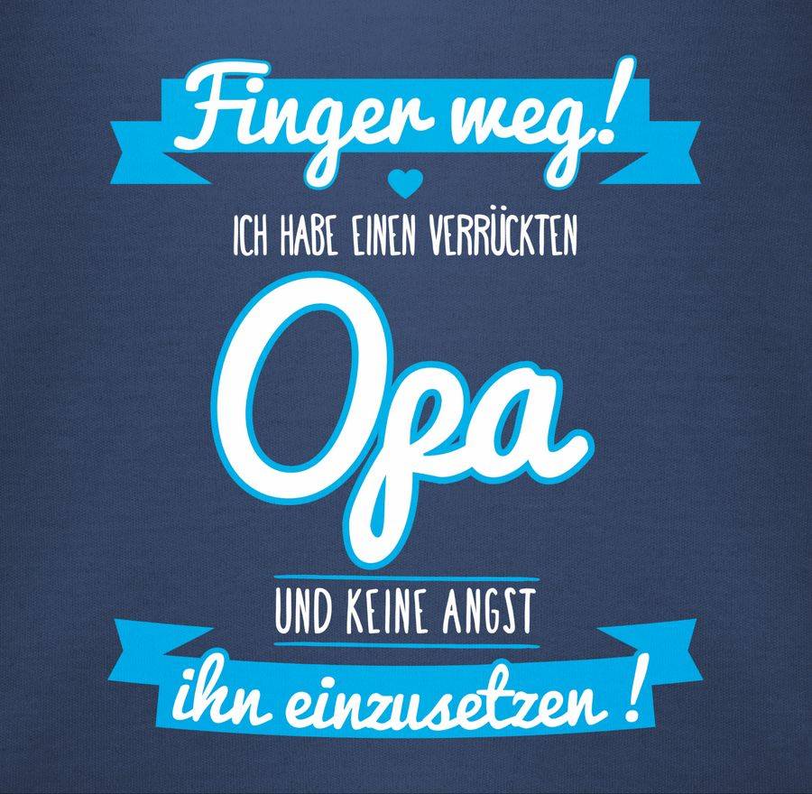 Shirtracer Ich habe einen verrückten Opa blau Shirts & Mehr Shirtracer Auslauf