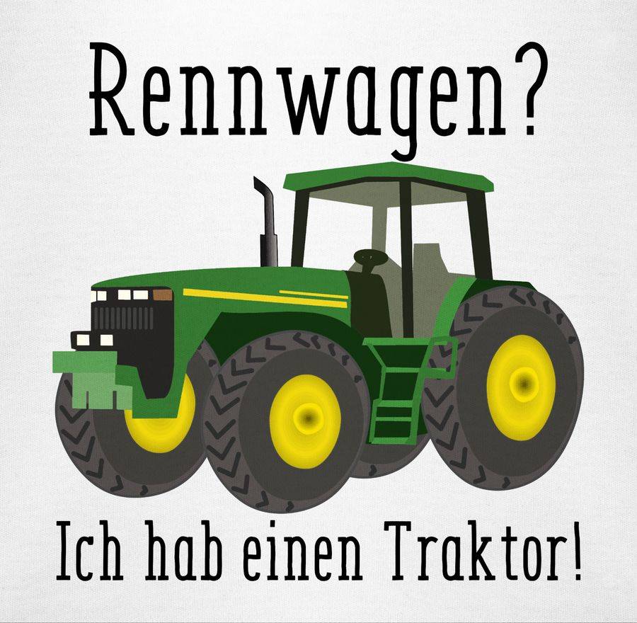 Shirtracer Rennwagen Ich habe einen Traktor - Geschenk Landwirt Trecker Bauer Geschenkidee Shirtracer Fabrikpreis