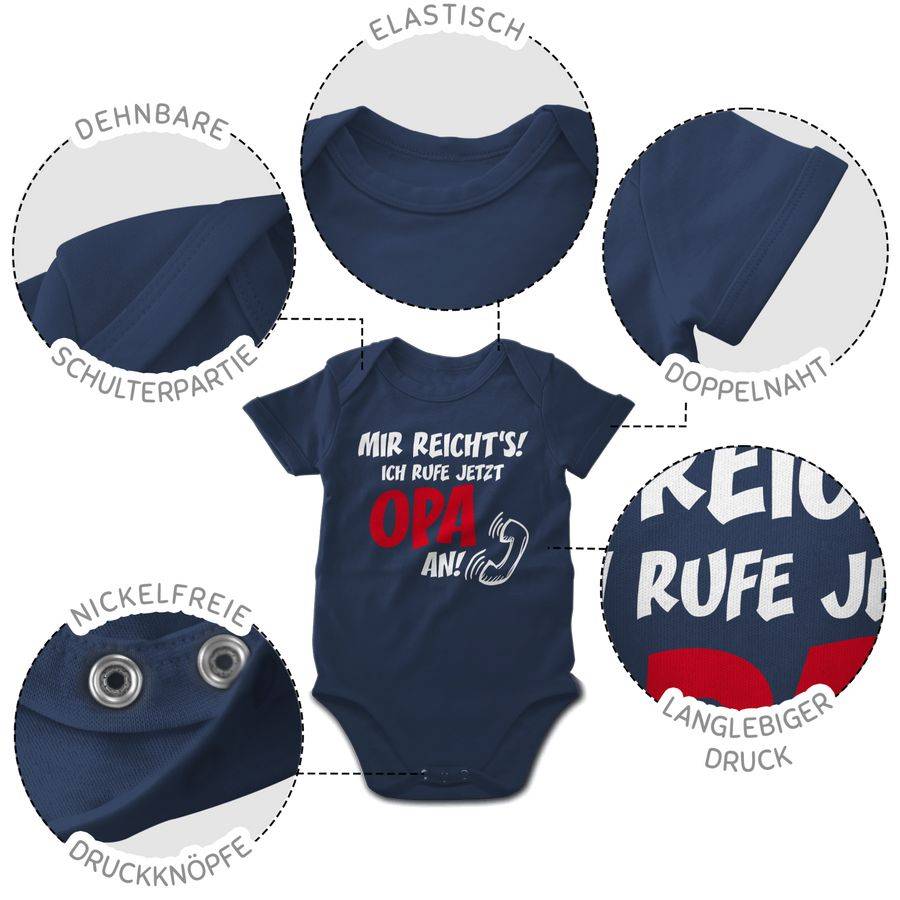 Shirtracer Mir reichts Ich ruf jetzt Opa an Shirts & Mehr Shirtracer Rabatt